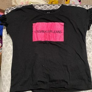 Girls Calvin Klein Jeans shirt